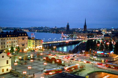Skyline of Old Stockholm, Sweden